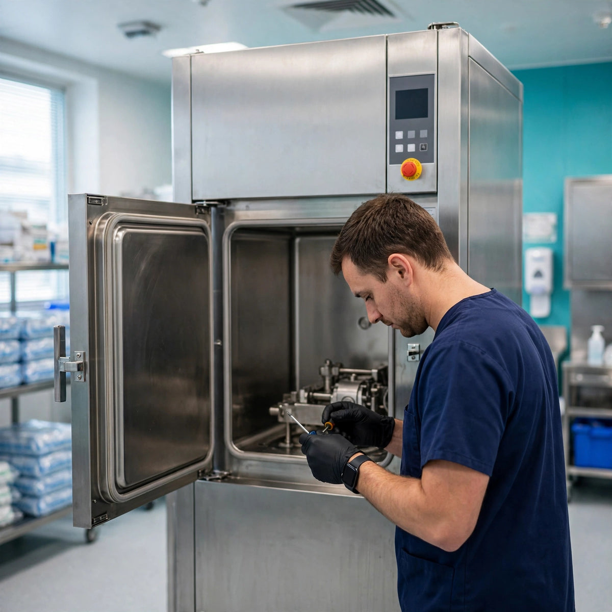 STERIS AMSCO 400 Steam Sterilizer — Annual Maintenance & Calibration